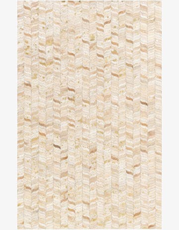 5' x 8' Cowhide Stocks Rug