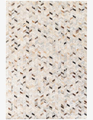 5' 4 x 7' 7 Cowhide Stocks Rug