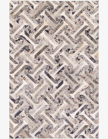 5' 2 x 8' 1 Cowhide Stocks Rug