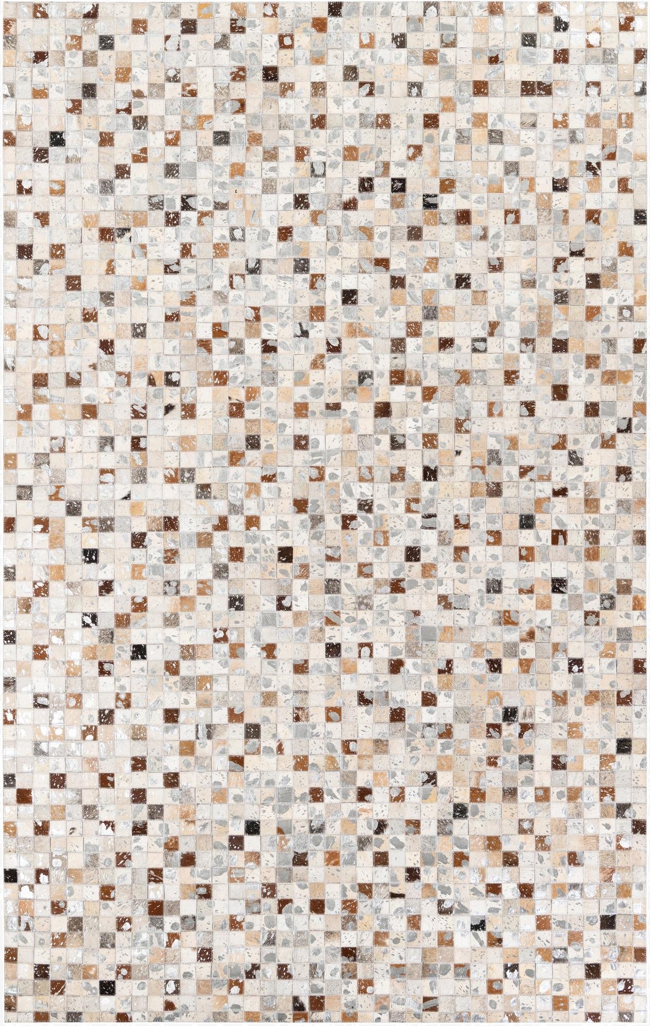 5' x 8' Cowhide Stocks Rug