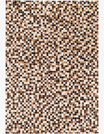 5' 4 x 7' 9 Cowhide Stocks Rug