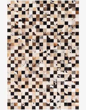 5' 2 x 7' 11 Cowhide Stocks Rug