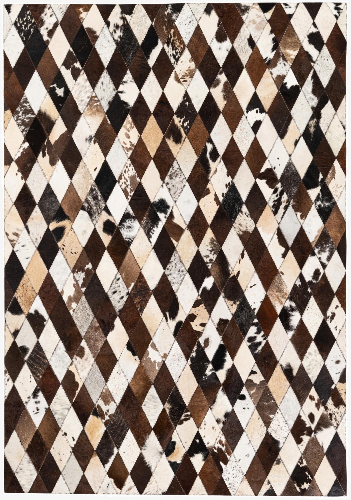 4' 8 x 6' 9 Cowhide Stocks Rug