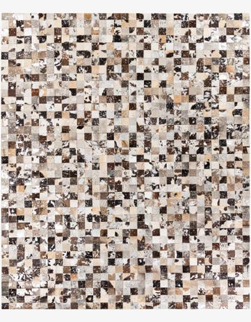 8' 3 x 9' 11 Cowhide Stocks Rug