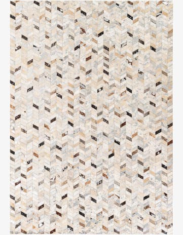 5' 4 x 7' 7 Cowhide Stocks Rug