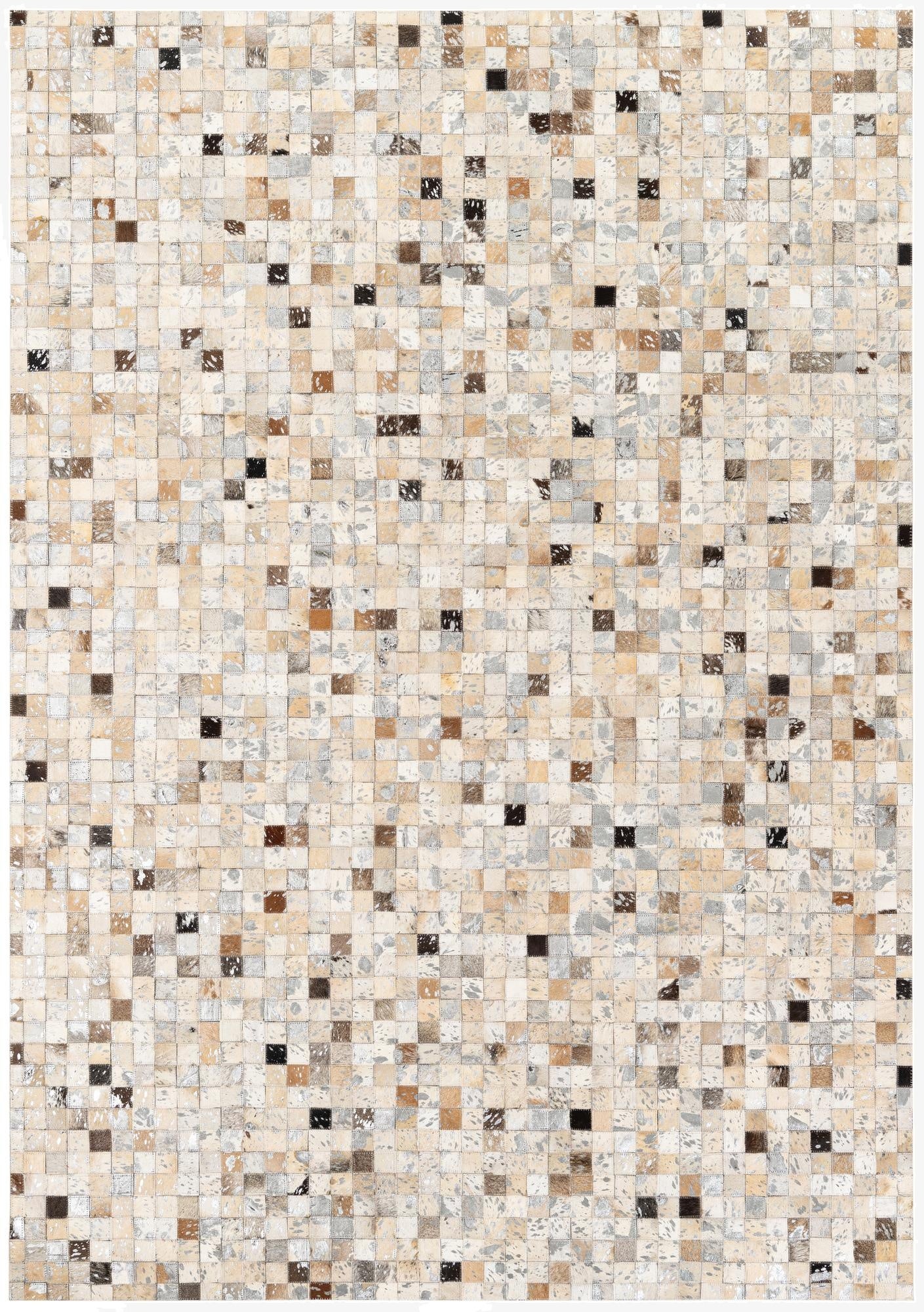 5' 2 x 7' 5 Cowhide Stocks Rug