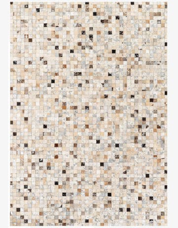 5' 2 x 7' 5 Cowhide Stocks Rug