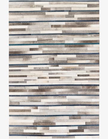 5' x 7' 10 Cowhide Stocks Rug