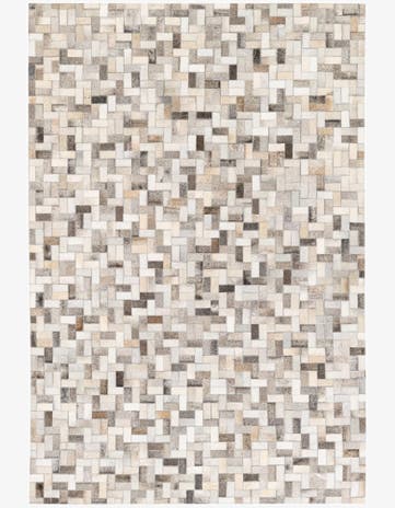 4' 4 x 6' 7 Cowhide Stocks Rug