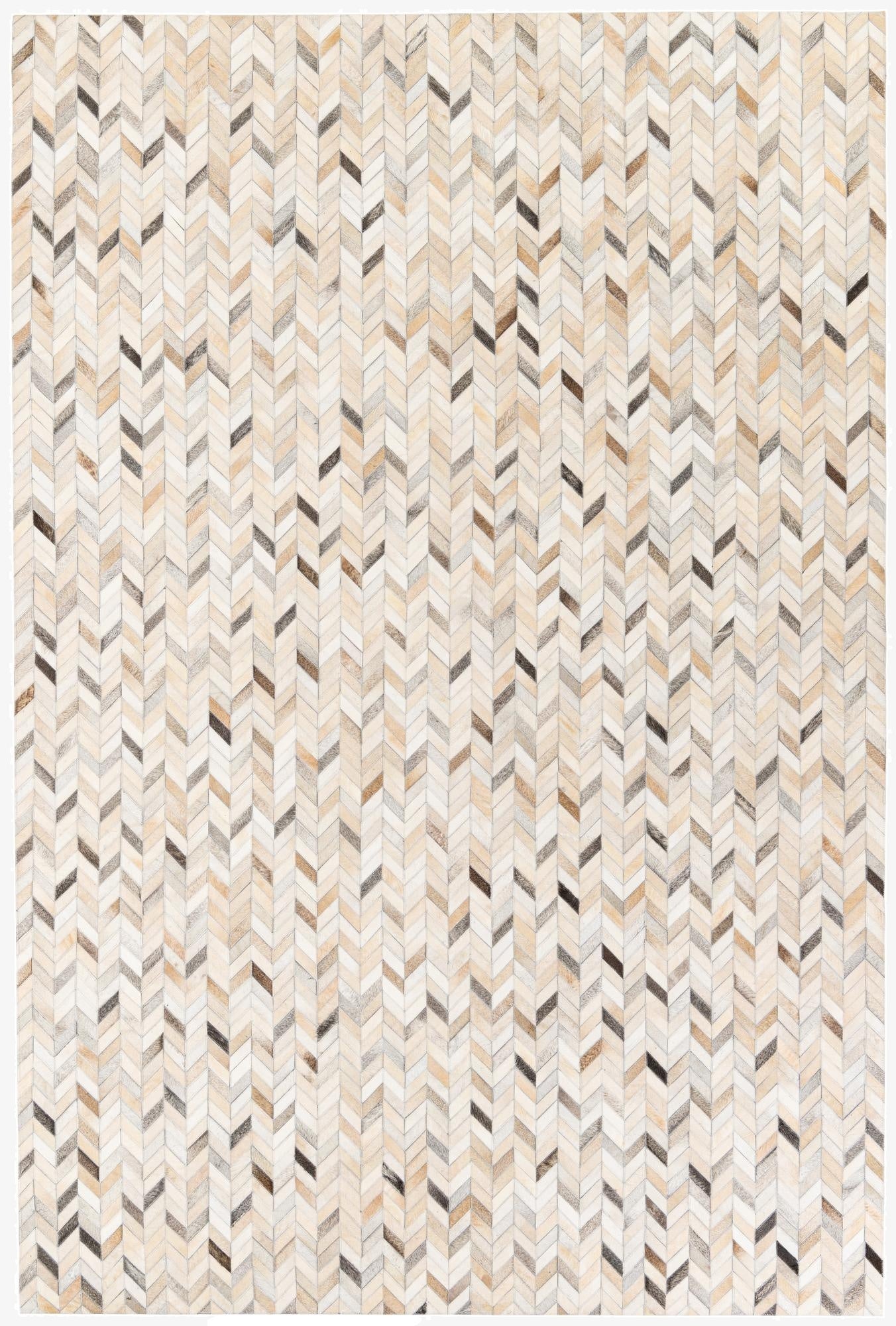 6' 8 x 9' 11 Cowhide Stocks Rug