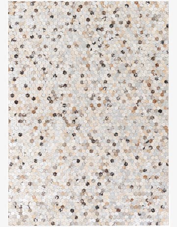 4' 9 x 6' 9 Cowhide Stocks Rug