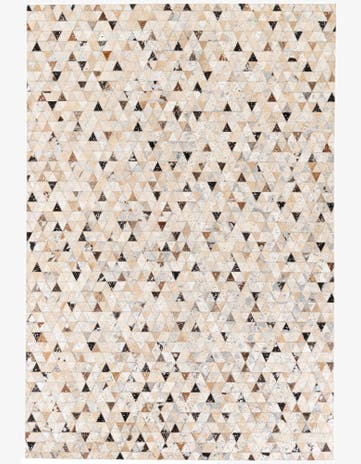 5' 2 x 7' 7 Cowhide Stocks Rug