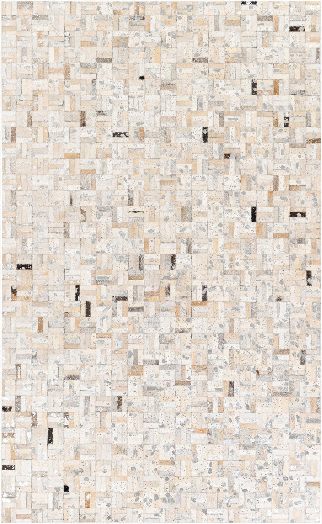4' 11 x 8' 1 Cowhide Stocks Rug