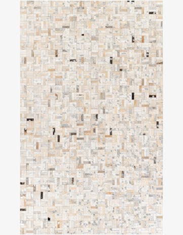 4' 11 x 8' 1 Cowhide Stocks Rug