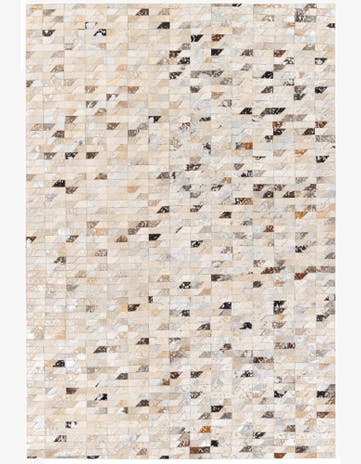 5' 2 x 7' 7 Cowhide Stocks Rug