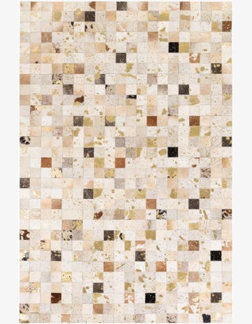 5' 1 x 7' 10 Cowhide Stocks Rug