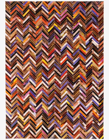 5' 4 x 7' 6 Cowhide Stocks Rug