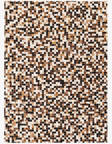 5' 5 x 7' 5 Cowhide Stocks Rug