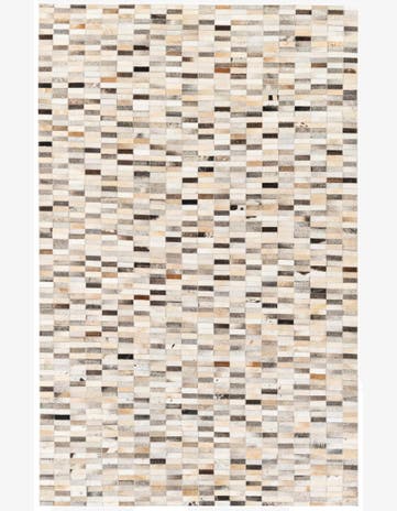 5' 1 x 7' 10 Cowhide Stocks Rug