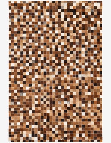 4' x 6' Cowhide Stocks Rug