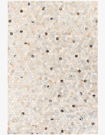 5' 3 x 7' 8 Cowhide Stocks Rug