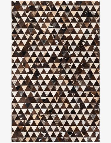 5' 1 x 8' 1 Cowhide Stocks Rug