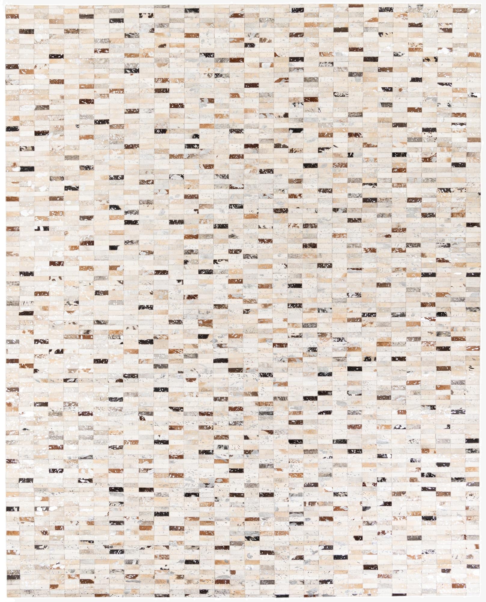 7' 11 x 9' 11 Cowhide Stocks Rug