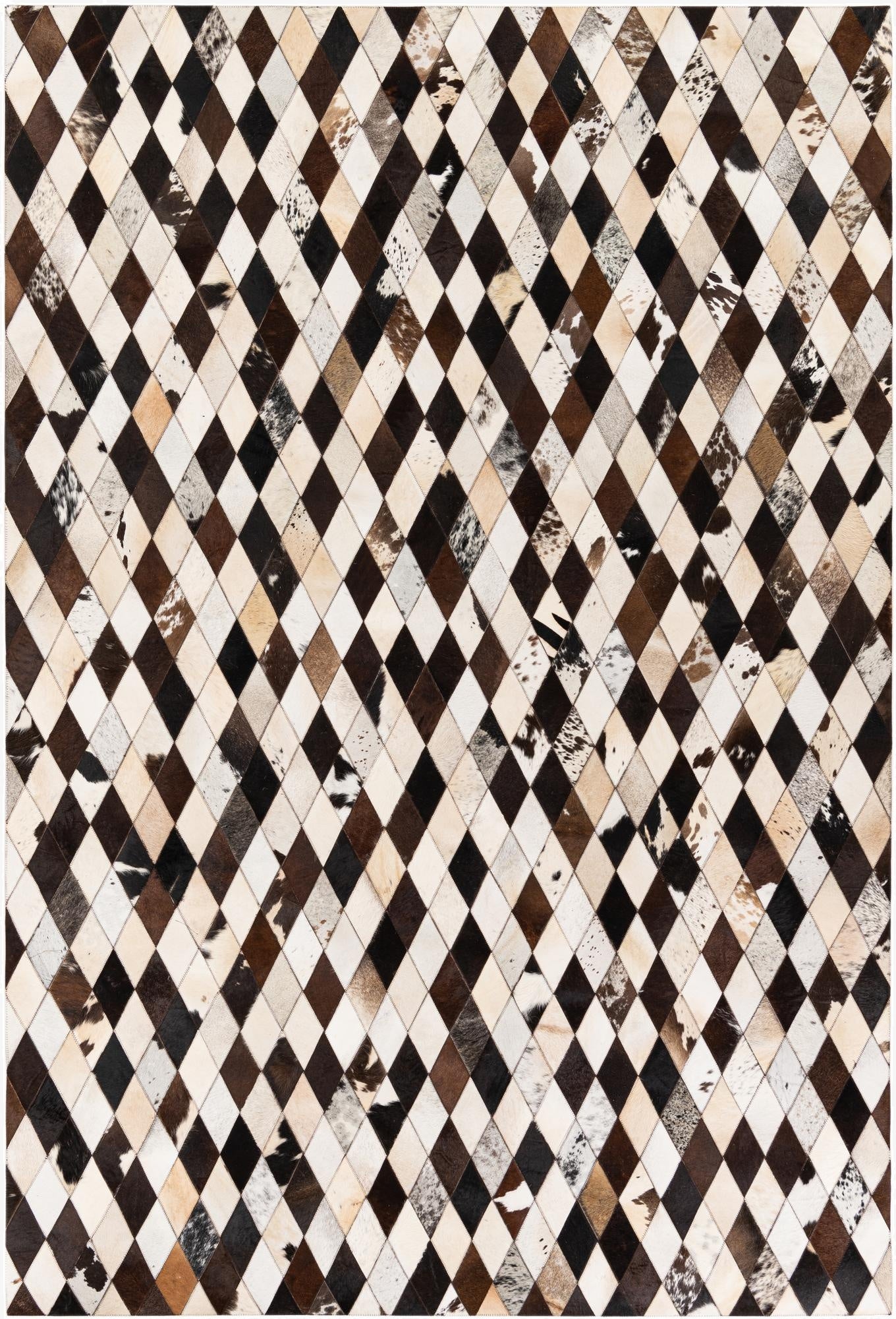 6' 7 x 9' 10 Cowhide Stocks Rug