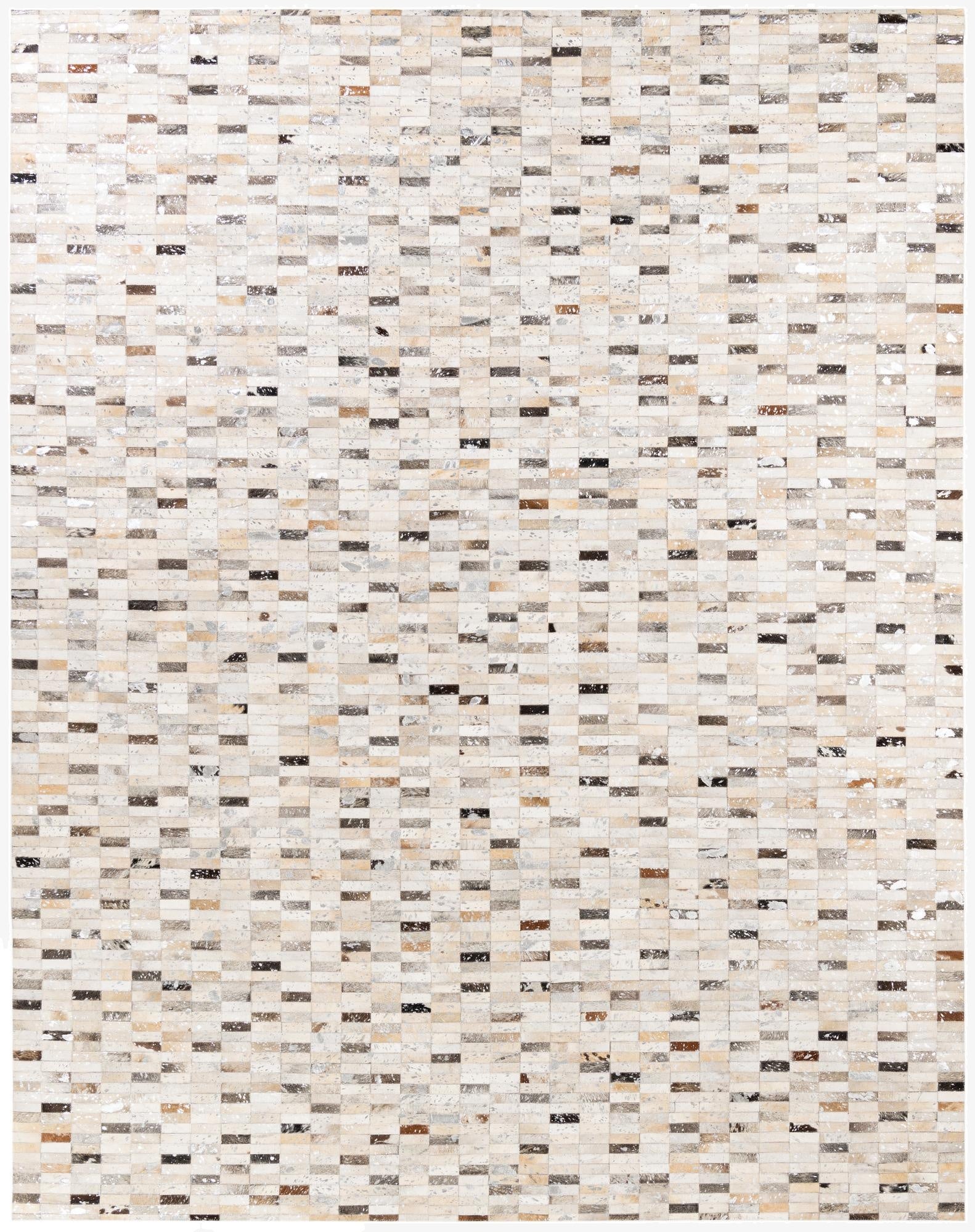 7' 11 x 9' 11 Cowhide Stocks Rug