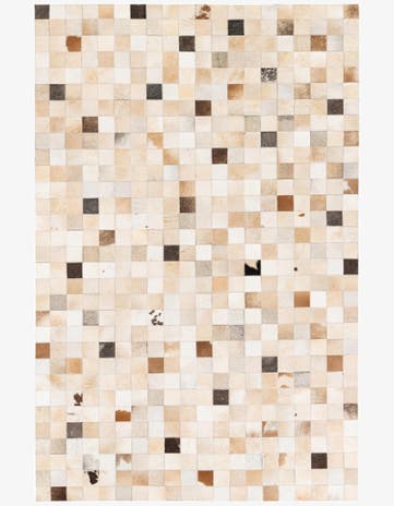 5' 1 x 7' 10 Cowhide Stocks Rug