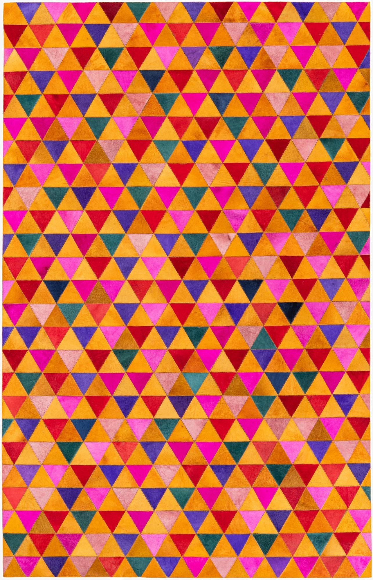 5' 2 x 8' 1 Cowhide Stocks Rug