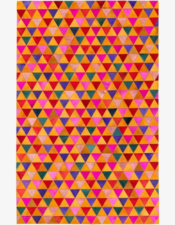 5' 2 x 8' 1 Cowhide Stocks Rug