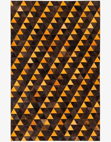 5' x 8' 1 Cowhide Stocks Rug