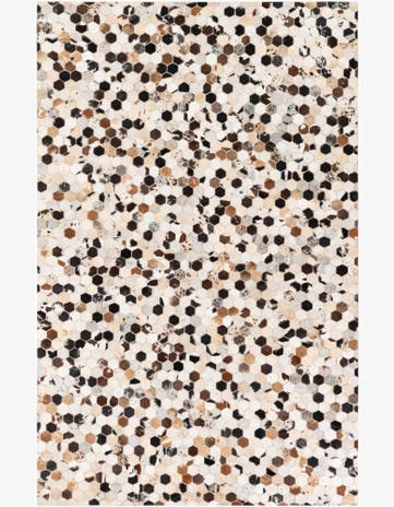5' 11 x 8' Cowhide Stocks Rug