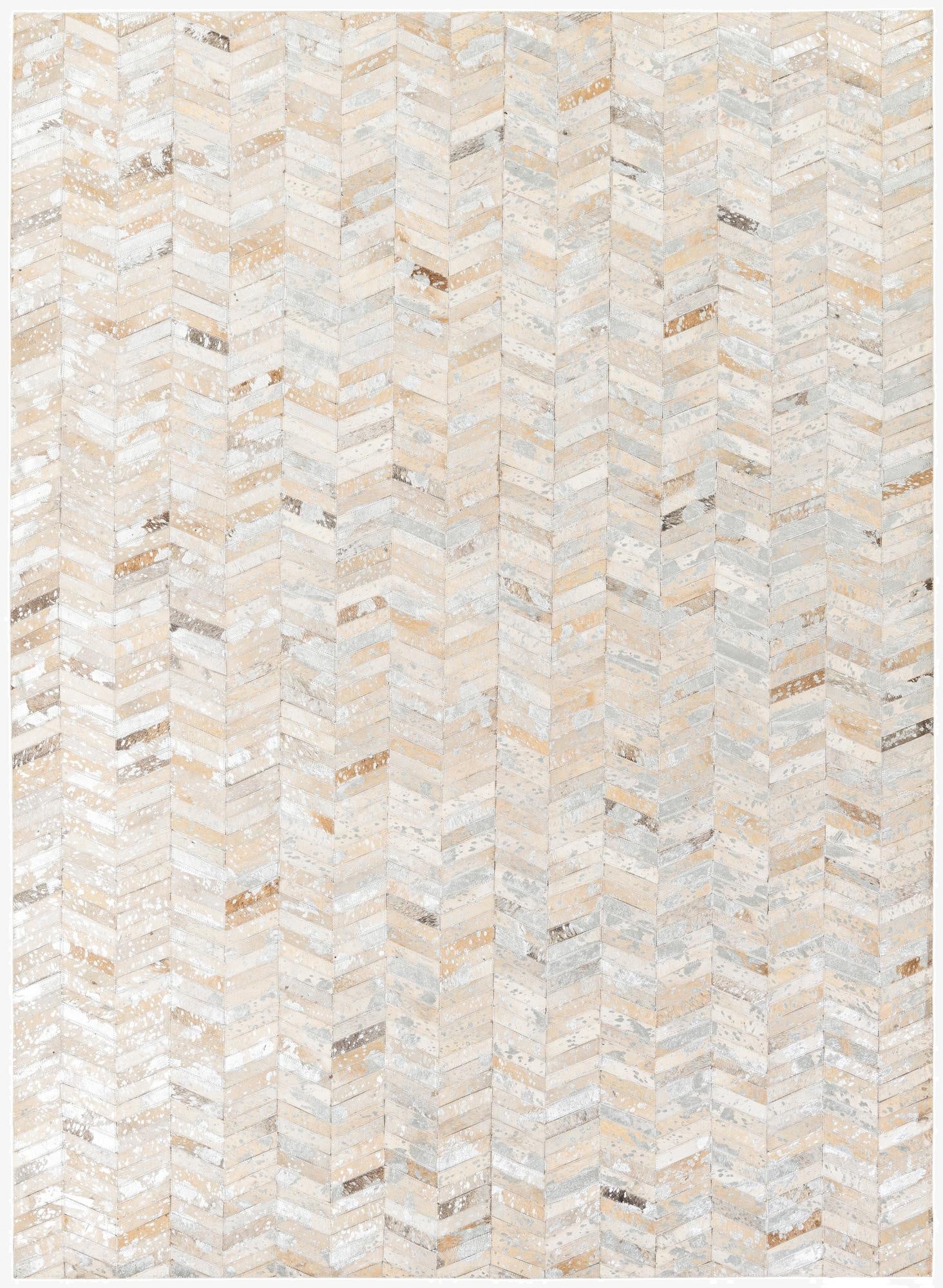 5' 6 x 7' 7 Cowhide Stocks Rug