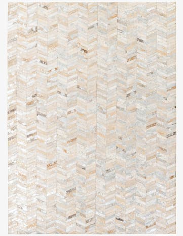 5' 6 x 7' 7 Cowhide Stocks Rug