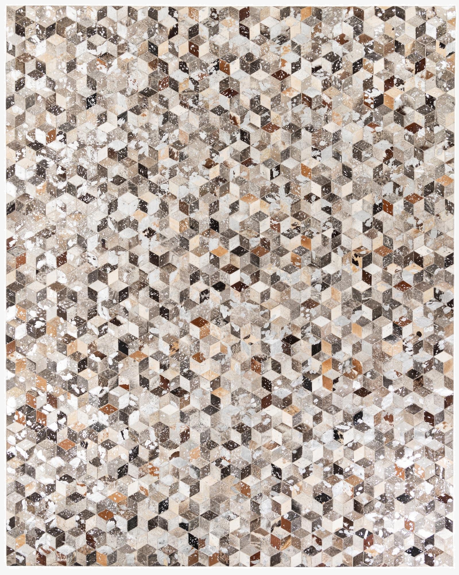 8' x 10' Cowhide Stocks Rug