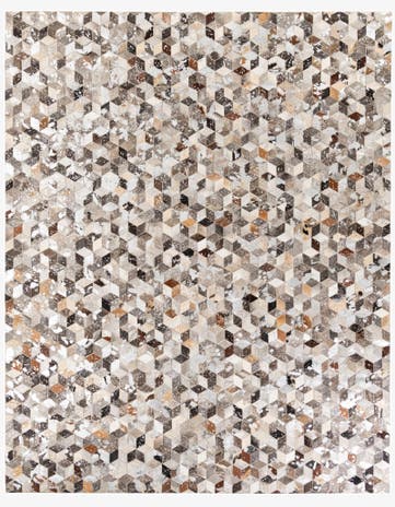 8' x 10' Cowhide Stocks Rug