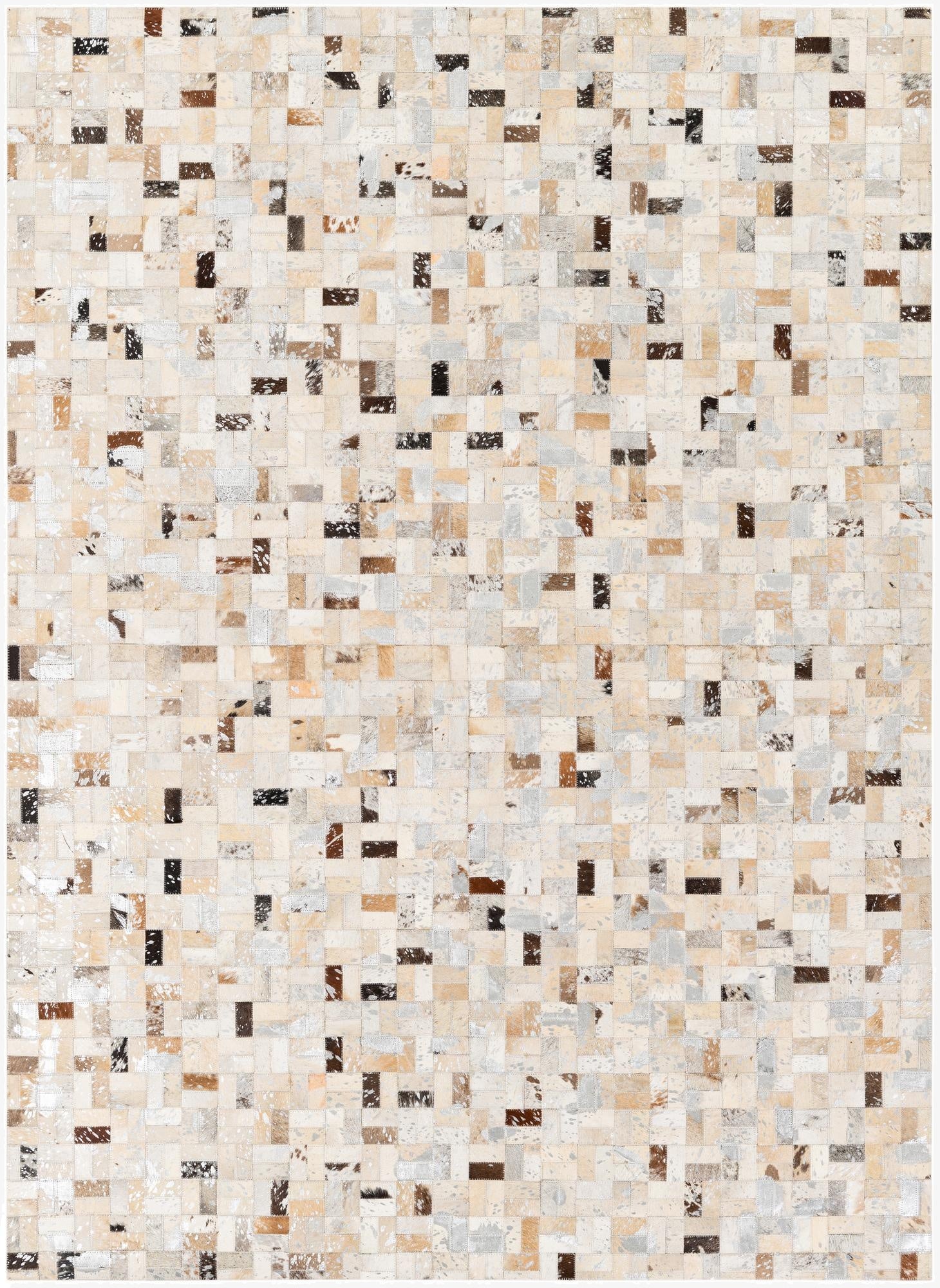 5' 3 x 7' 3 Cowhide Stocks Rug