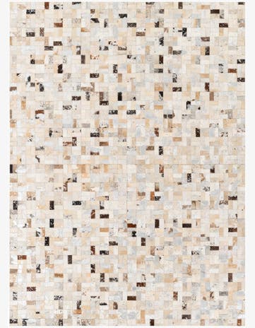 5' 3 x 7' 3 Cowhide Stocks Rug