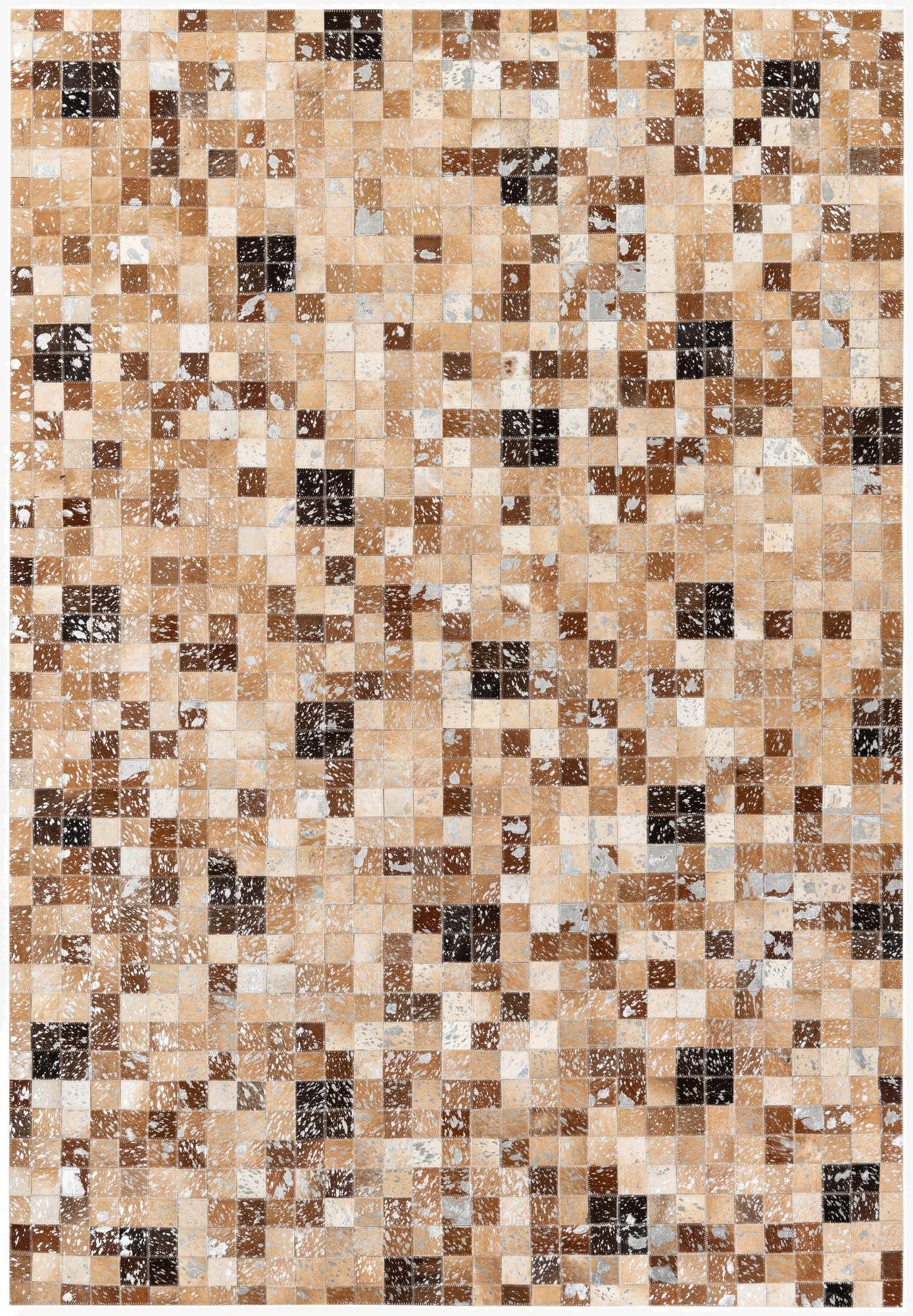 5' 2 x 7' 6 Cowhide Stocks Rug