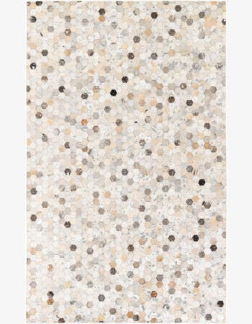 5' x 8' 1 Cowhide Stocks Rug