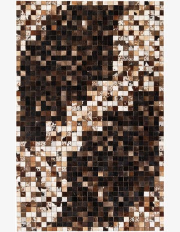 5' x 7' 10 Cowhide Stocks Rug
