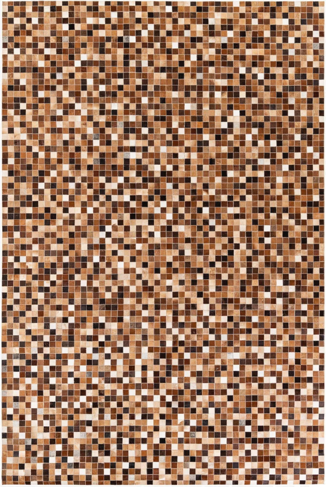 6' 8 x 9' 11 Cowhide Stocks Rug