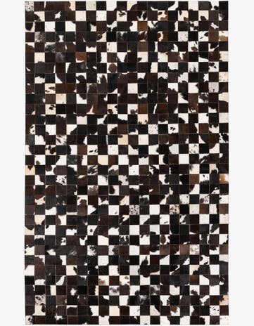 5' x 7' 11 Cowhide Stocks Rug