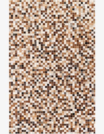 5' 2 x 7' 11 Cowhide Stocks Rug