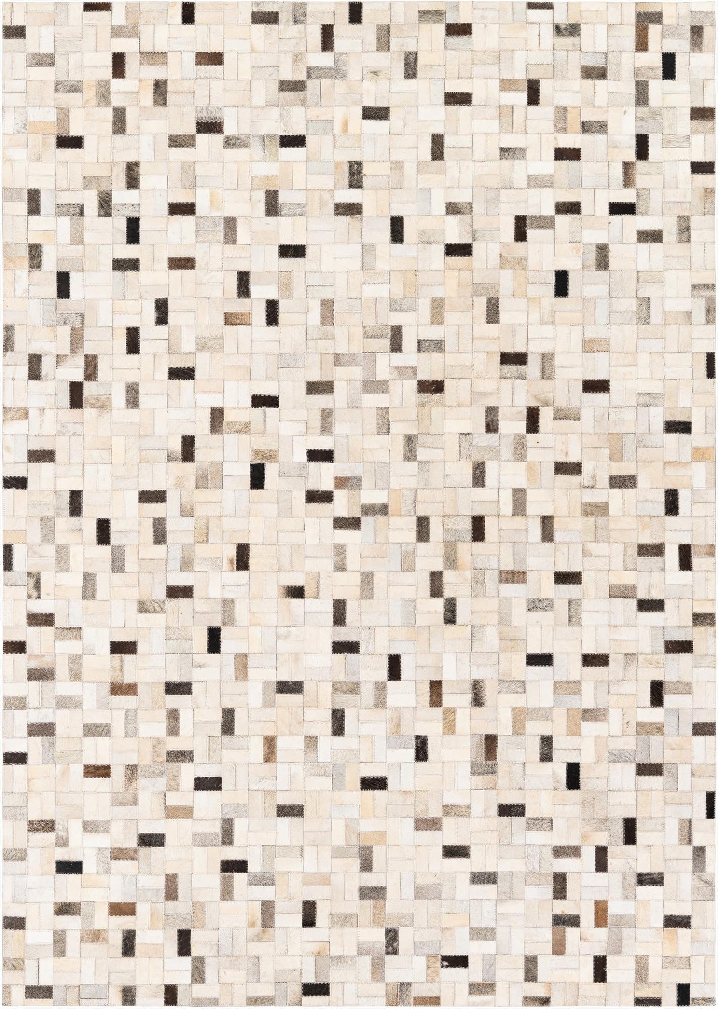 5' 3 x 7' 5 Cowhide Stocks Rug