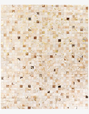 8' 1 x 9' 8 Cowhide Stocks Rug