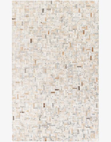 4' 11 x 8' 1 Cowhide Stocks Rug