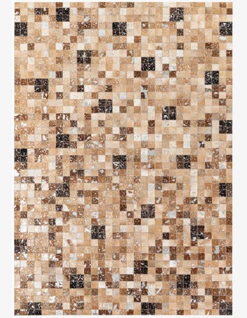 5' 3 x 7' 6 Cowhide Stocks Rug